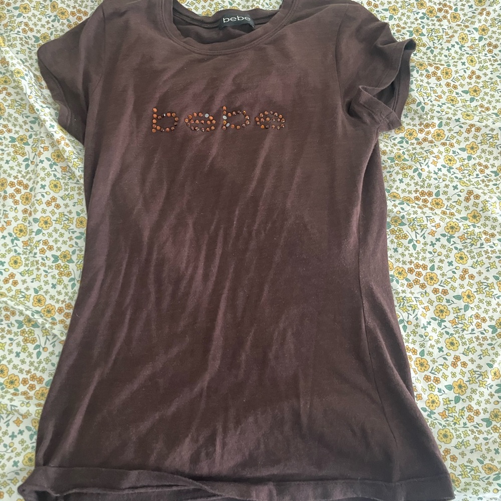 Brown Bebe shirt